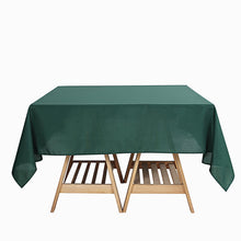 Polyester 70 Inch Square Hunter Emerald Green Tablecloth