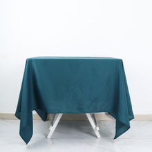 Polyester Tablecloth 70 Inch Peacock Teal
