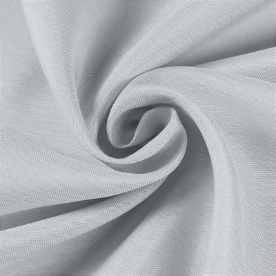 Close-up of soft gray fabric texture.