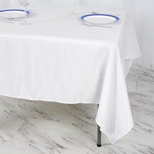 White Polyester Square Table Overlay 70 Inch