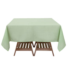70 Inch Square Sage Green Table Overlay