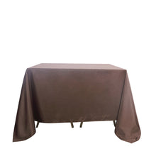 Seamless Chocolate Square Tablecloth 90 Inch Polyester