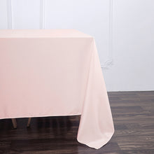 90 Inch Square Tablecloth in Rose Gold Blush Seamless