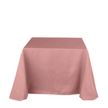 90 Inch Dusty Rose Polyester Square Tablecloth