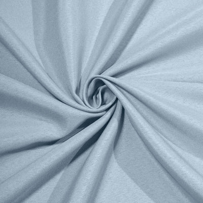 Light blue fabric texture with a smooth, swirling design.