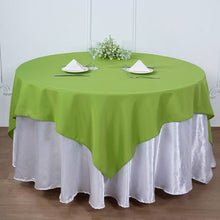 Apple Green Polyester Seamless Square Tablecloth 90 Inch