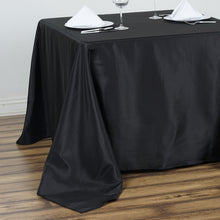 90 Inch Black Square Seamless Polyester Tablecloth