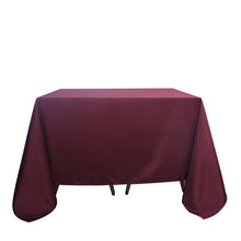 Seamless Square Tablecloth 90 Inch Burgundy Polyester