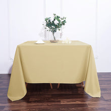 Seamless Square Tablecloth Champagne 90 Inch Polyester