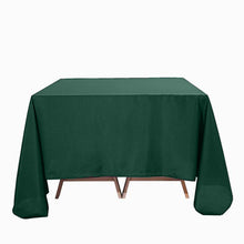 Hunter Emerald Green 90 Inch Seamless Polyester Square Tablecloth