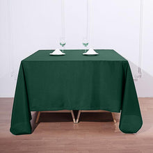 Hunter Emerald Green Polyester Seamless Square Tablecloth 90 Inch