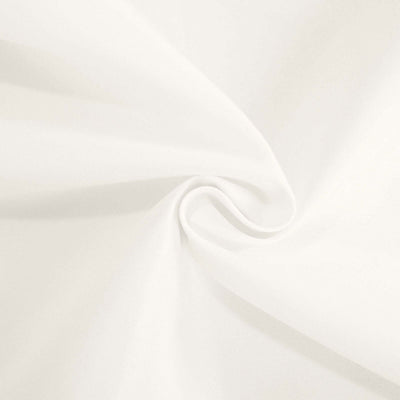 White fabric texture in a swirling pattern.