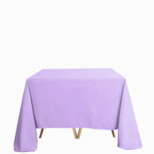 Lavender 90 Inch Square Seamless Polyester Tablecloth