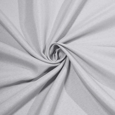Light gray fabric swirl, showcasing soft texture and drape.