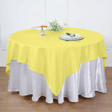 Yellow 54 Inch Square Tablecloth Polyester