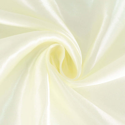 Silky pale yellow fabric with a smooth texture and subtle sheen.