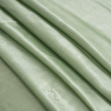 Experience Luxury with the Sage Green Seamless Smooth Satin Rectangular Tablecloth