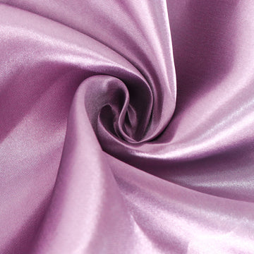 Create a Festive Atmosphere with the Violet Amethyst Satin Seamless Rectangular Tablecloth