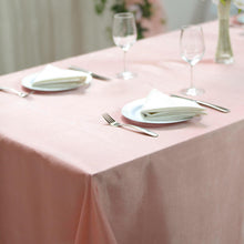 60 Inch x 102 Inch Rectangular Dusty Rose Satin Tablecloth