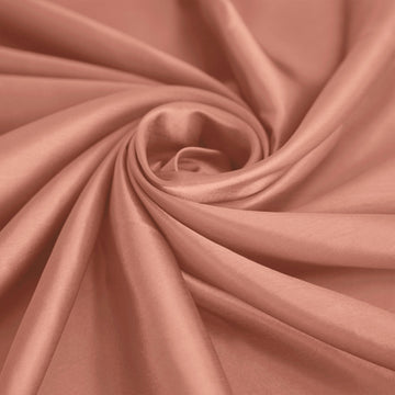 Create a Festive Atmosphere with our Terracotta (Rust) Satin Tablecloth