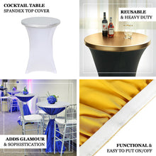 Spandex Table Cover in Gold