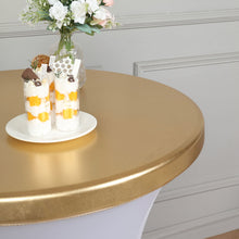 Metallic Gold Tablecloth in Spandex