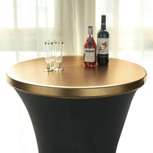 Spandex Cocktail Table Cover in Gold