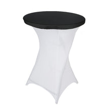 Black Cocktail Spandex Round Table Cover