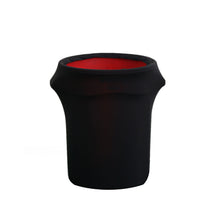 Products 41-50 Gallons Black Stretch Spandex Round Trash Bin Container Cover