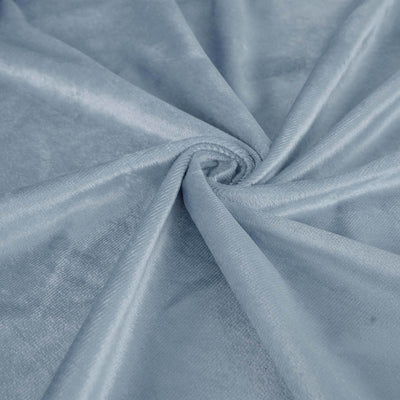 Soft blue plush fabric with a smooth texture.
