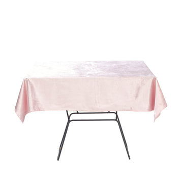 Enhance Your Event with the Seamless Blush Square Table Cover