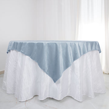 Versatile and Reusable Dusty Blue Table Linen