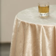 54inch x 54inch Champagne Seamless Premium Velvet Square Table Overlay, Reusable Linen#whtbkgd
