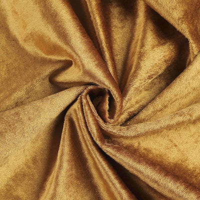 Golden plush fabric texture, soft and luxurious.