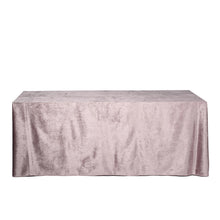 90 Inch x 156 Inch Seamless Linen Mauve Reusable Velvet Rectangle Tablecloth