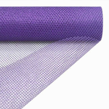 Create Enchanting Purple Decor with Polyester Hex Deco Mesh