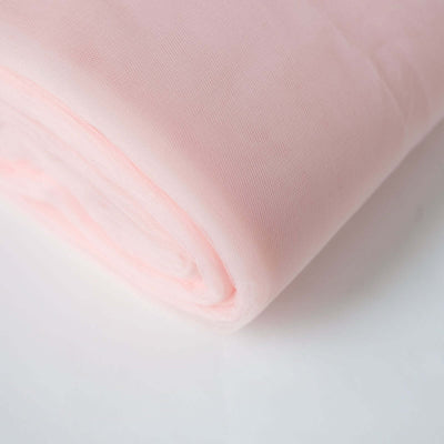 Soft pink tulle fabric roll for sewing and crafts
