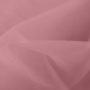 Dusty Rose Tulle Fabric Bolt: Add Elegance to Your Event Decor