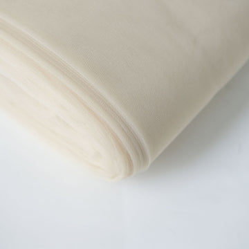 Create an Enchanting Atmosphere with Beige Tulle Fabric Bolt