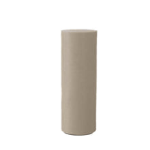 Taupe Sheer Nylon Tulle Fabric Bolt 12 Inch By 100 Yards#whtbkgd