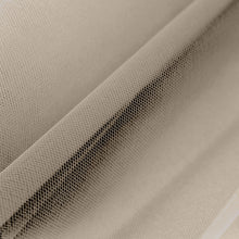 12 Inch By 100 Yards Sheer Tulle Taupe Fabric Bolt