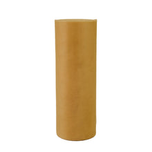 12 Inch x 100 Yard Bolt Of Tulle Sheer Fabric In Gold
