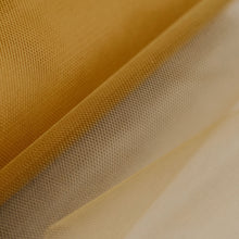 12 Inch x 100 Yard Gold Tulle Sheer Fabric Roll