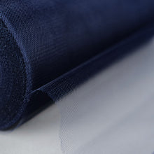 Bolt Of Navy Blue Tulle Sheer Fabric 12 Inch x 100 Yard