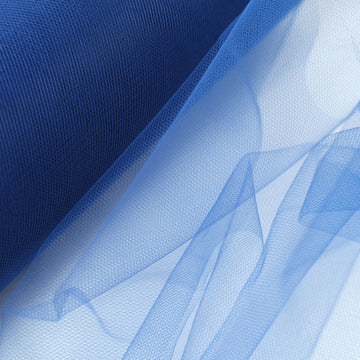 Elevate Your Event Decor with Royal Blue Tulle Fabric Bolt