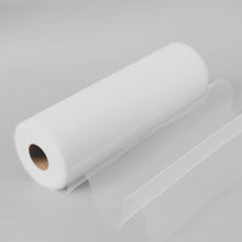Bolt Of White Tulle Sheer Fabric 12 Inch x 100 Yard