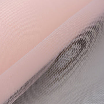 Blush Tulle Fabric Bolt for Stunning Event Decor