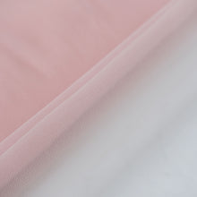 54 Inch x 40 Yards Tulle Sheer Fabric Bolt in Blush and Rose Gold Color