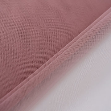 Sheer and Sumptuous Dusty Rose Fabric Roll