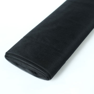 Enhance Your Event Decor with Black Tulle Fabric Bolt